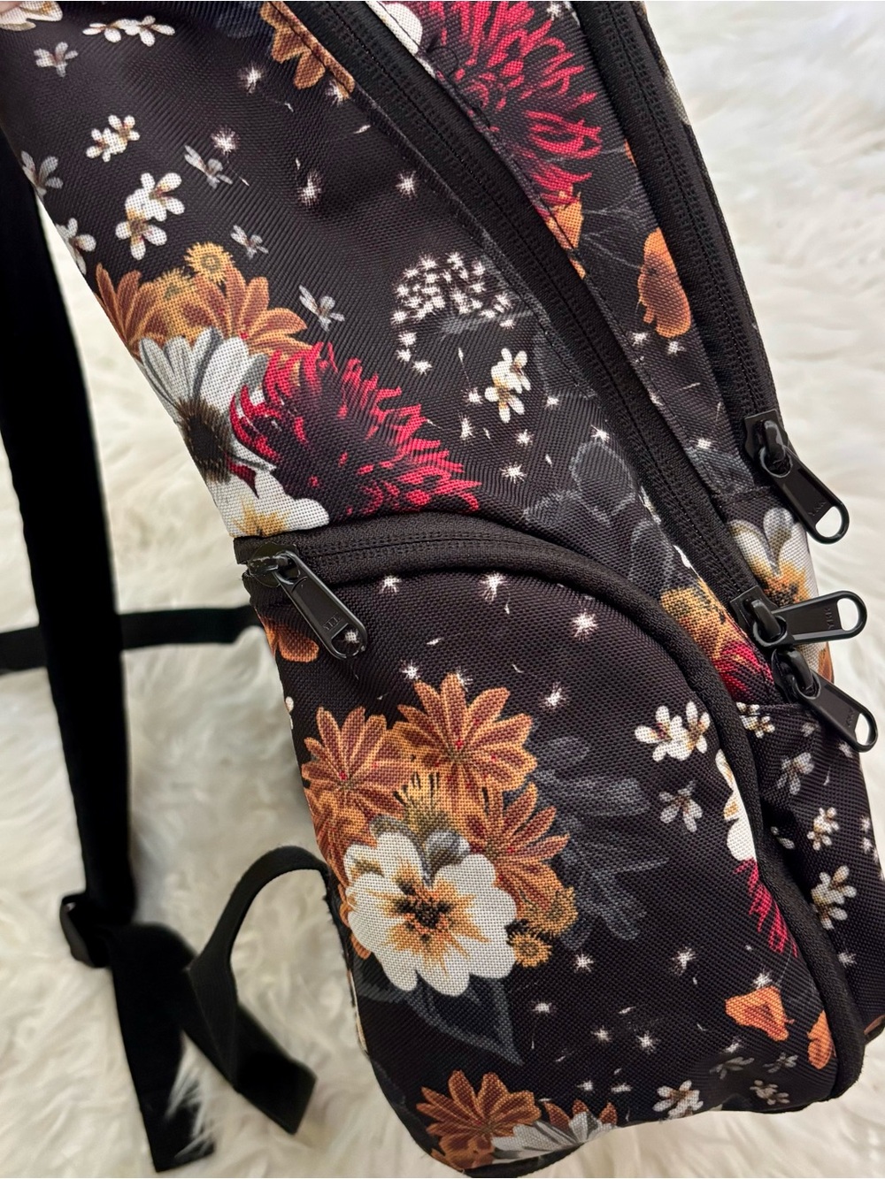 Dakine Floral Prom 25L Backpack Laptop School Storage Travel Bag Black Floral - Picture 2 of 16